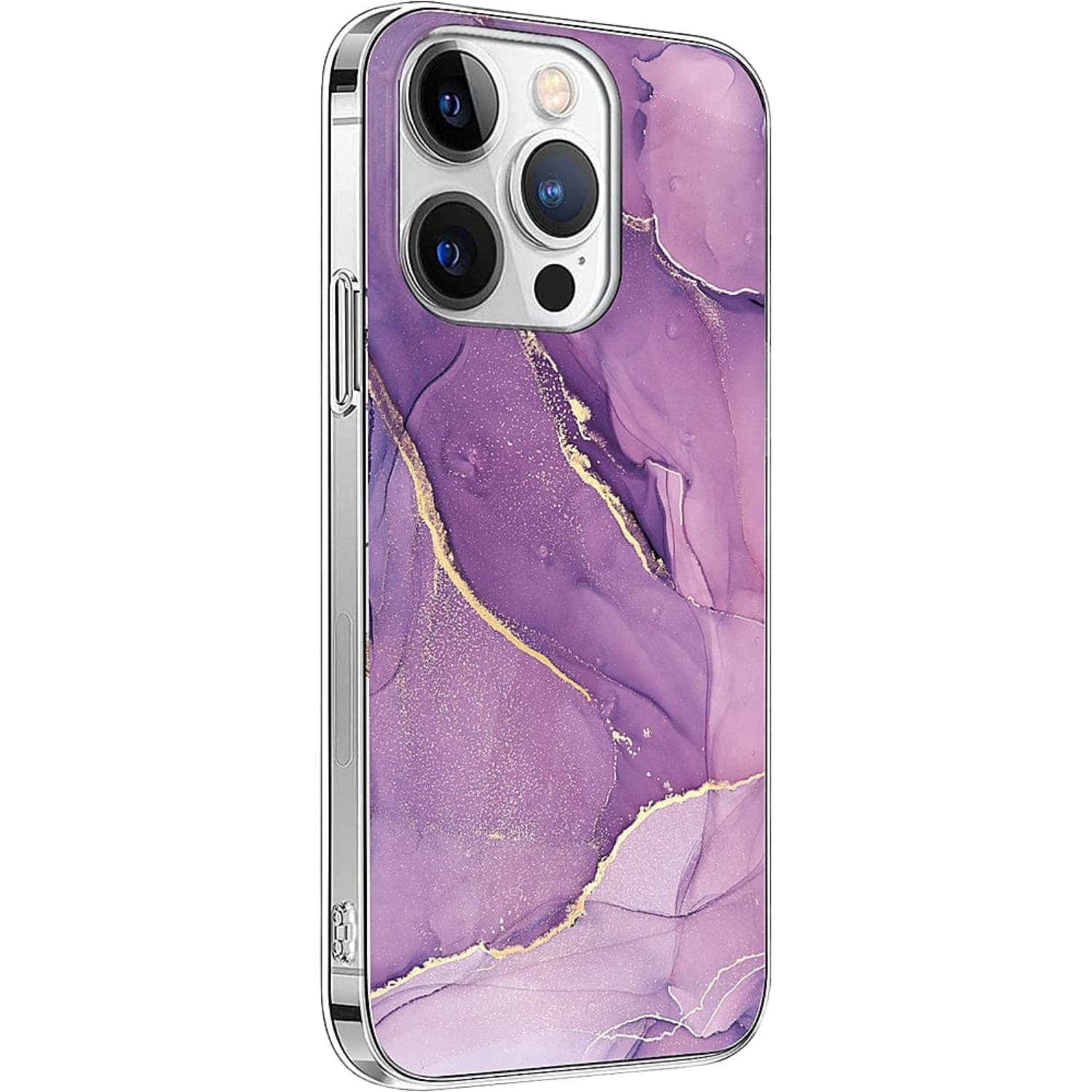 Inspire Series Purple Marble Case with MagSafe for iPhone 14 Pro