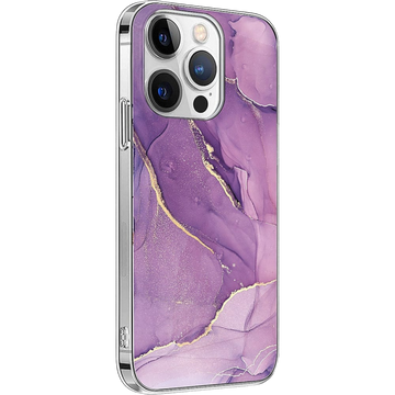 Inspire Series Purple Marble Case with MagSafe for iPhone 14 Pro