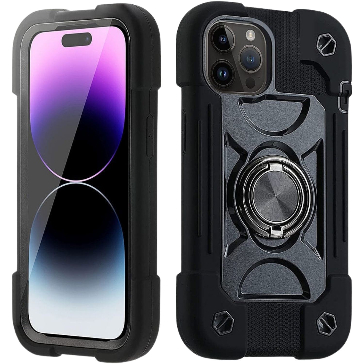 Raider Series Heavy-Duty Kickstand Case for iPhone 14 Pro