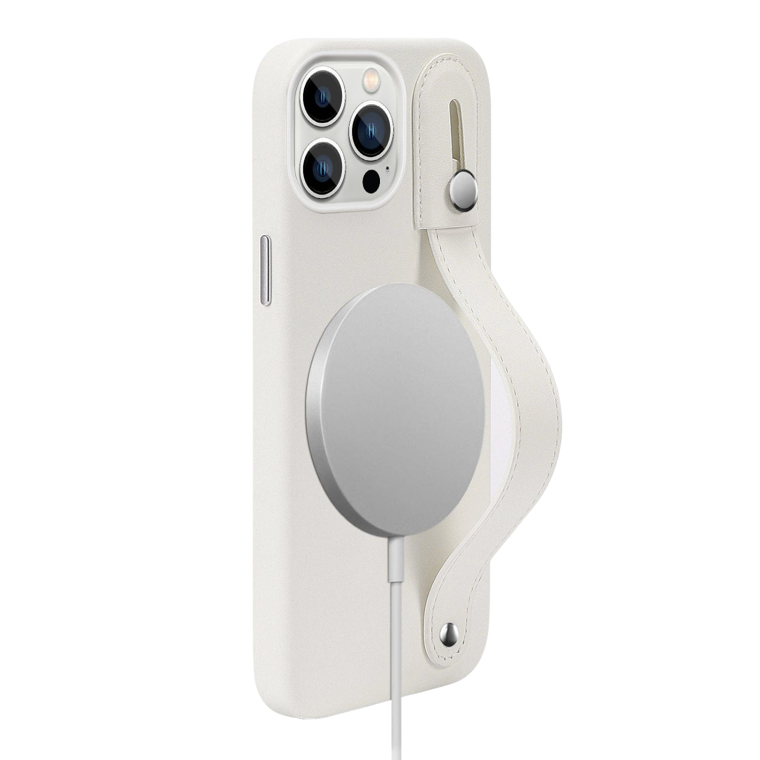 Indy Series Leather FingerGrip Case with MagSafe for iPhone 14 Pro