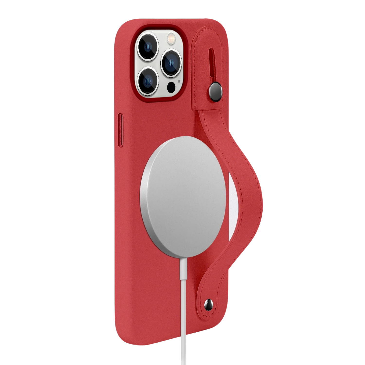 Indy Series Leather FingerGrip Case with MagSafe for iPhone 14 Pro