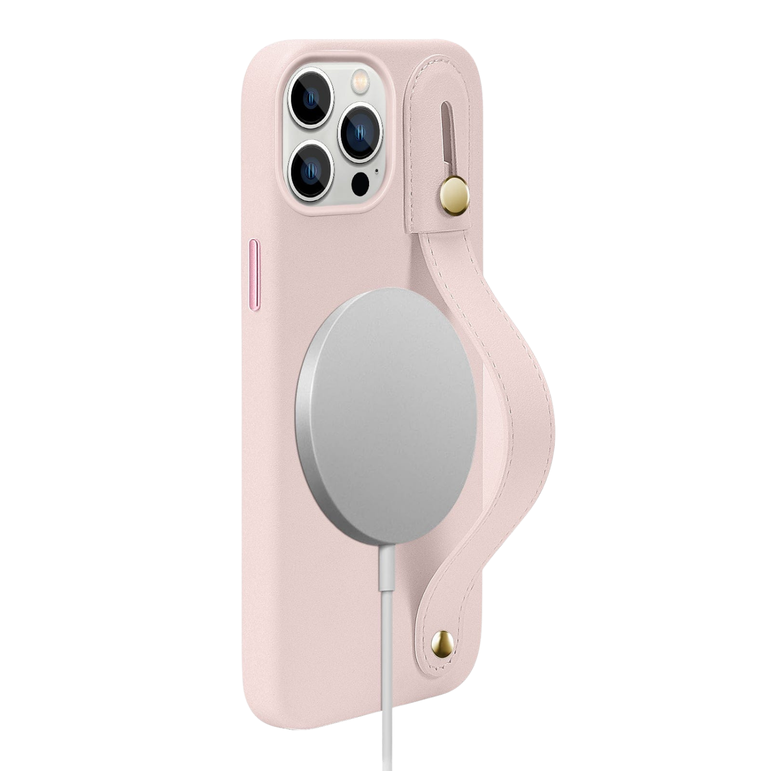 Indy Series Leather FingerGrip Case with MagSafe for iPhone 14 Pro