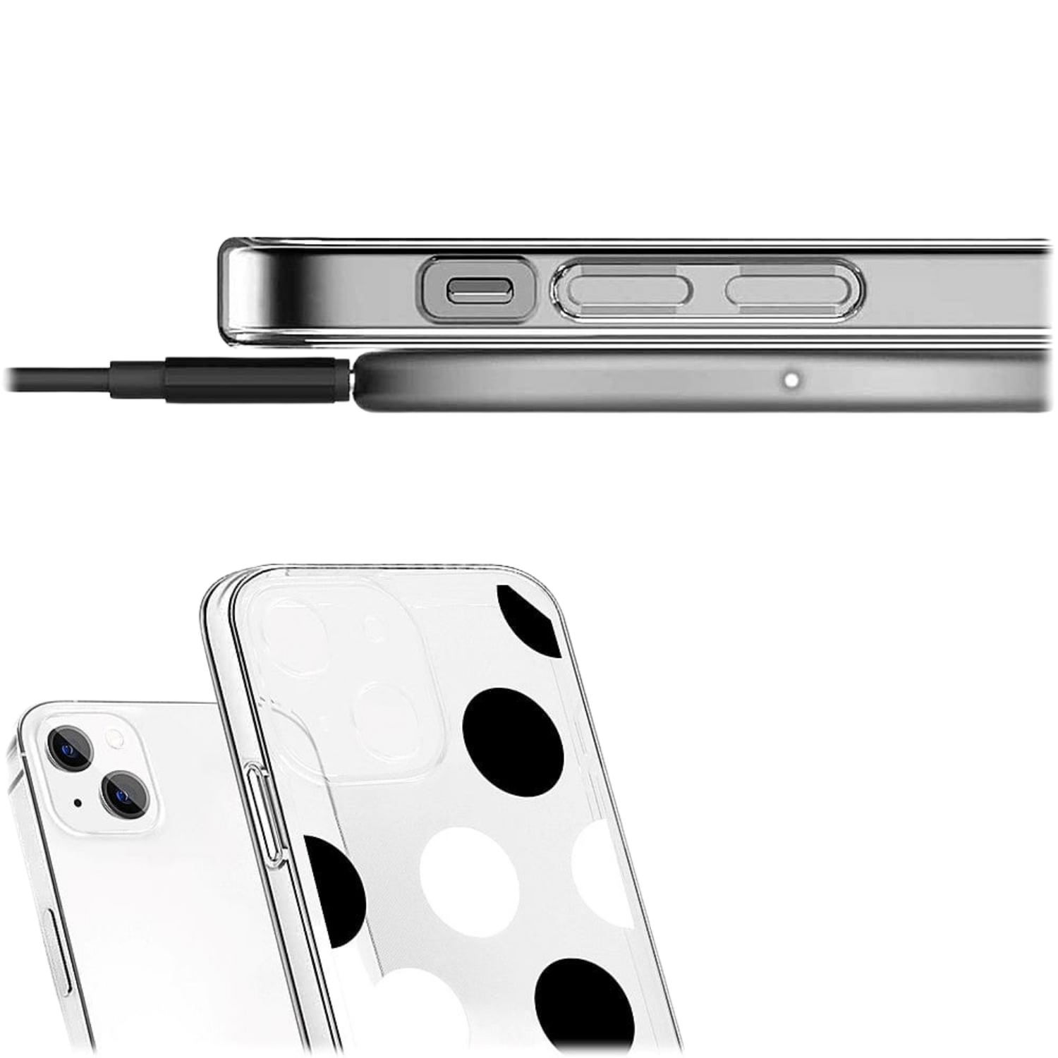 Inspire Series Polka Dot Firm Case for iPhone 14 Plus