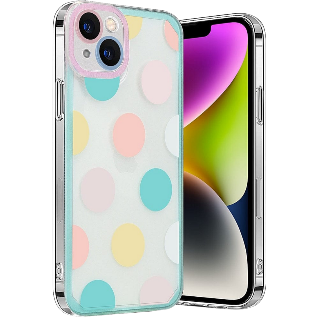 Inspire Series Polka Dot Firm Case for iPhone 14 Plus