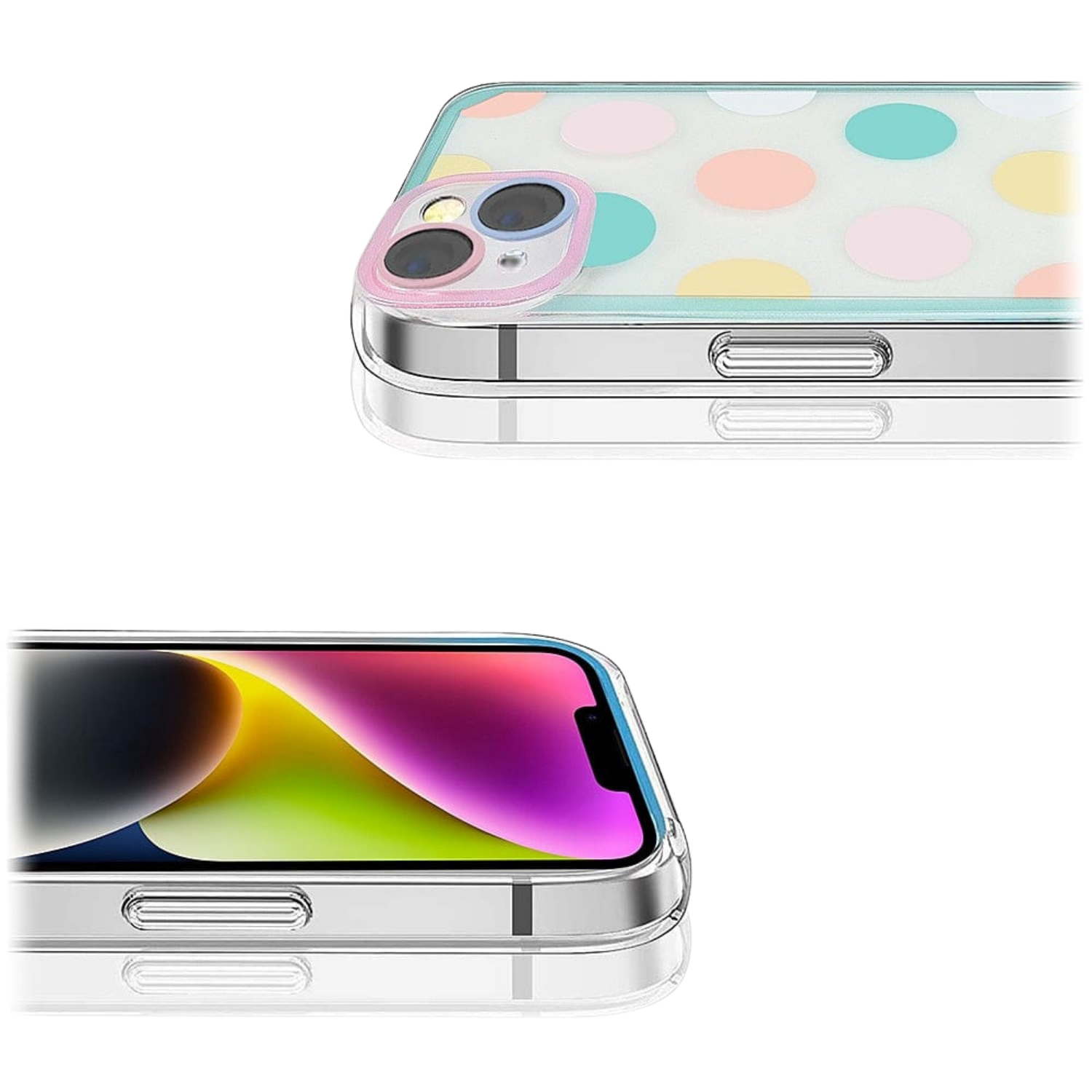 Inspire Series Polka Dot Firm Case for iPhone 14 Plus