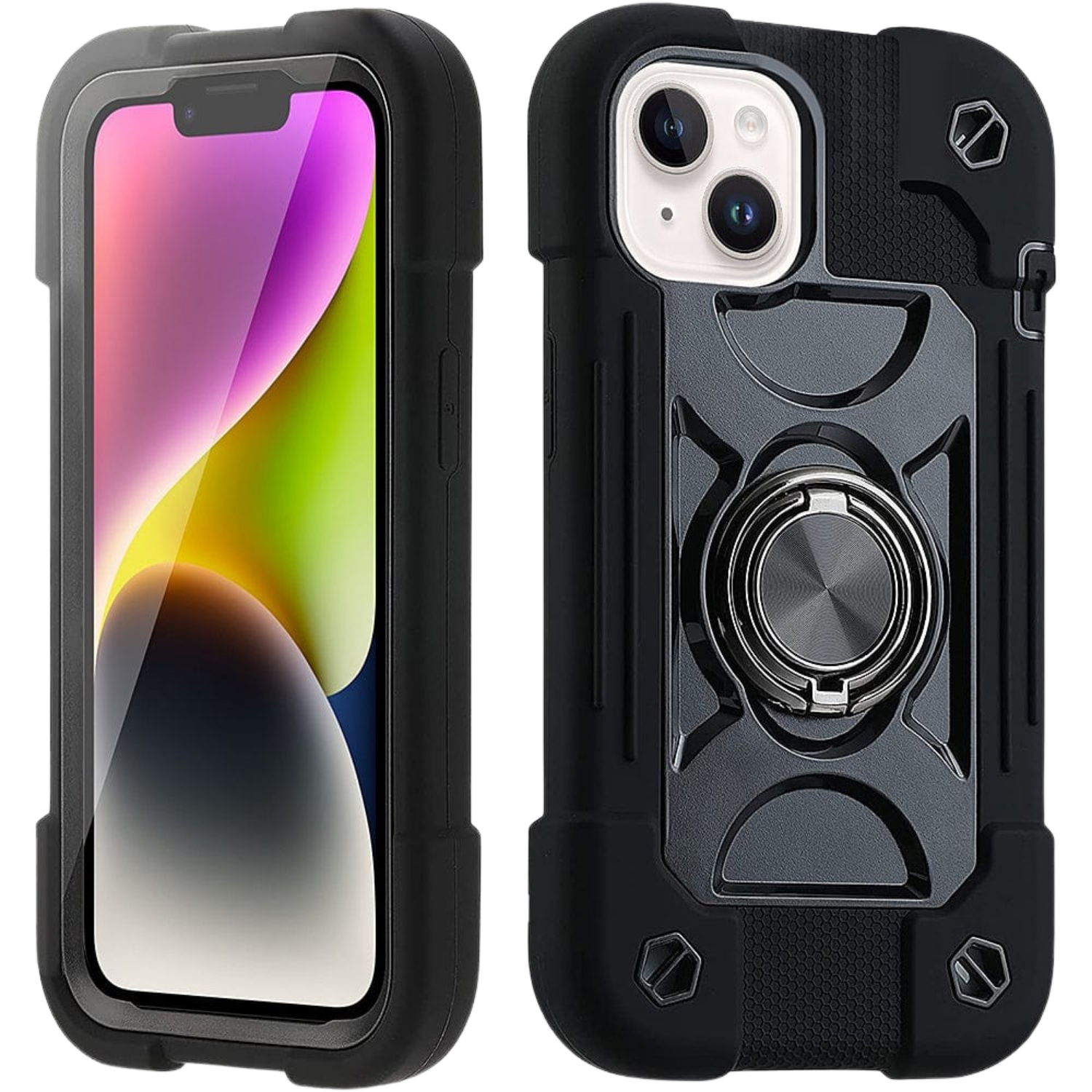 Raider Series Heavy-Duty Kickstand Case for iPhone 14 Plus