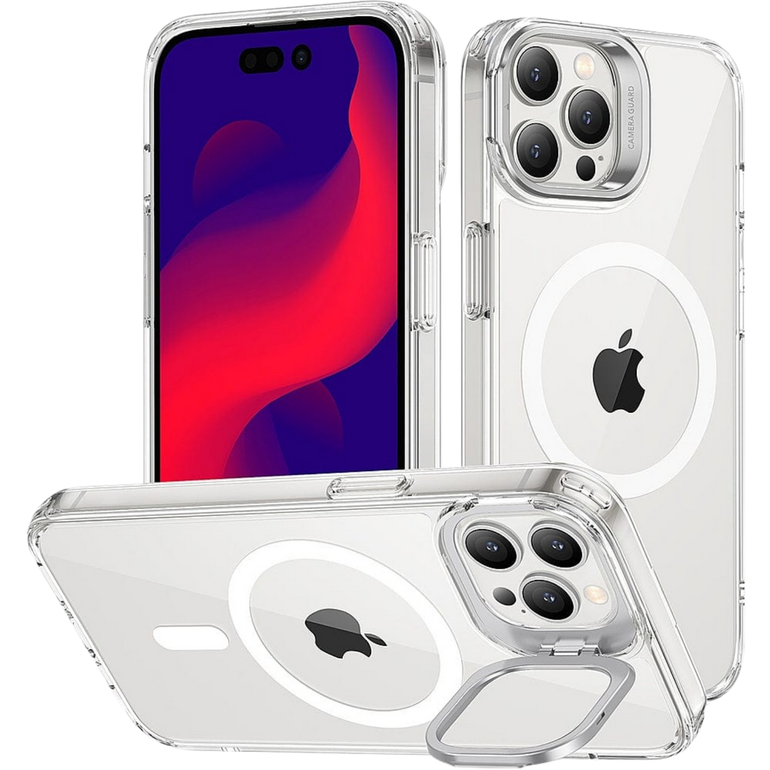 Venture Series Clear Kickstand Case with MagSafe for iPhone 14 Pro
