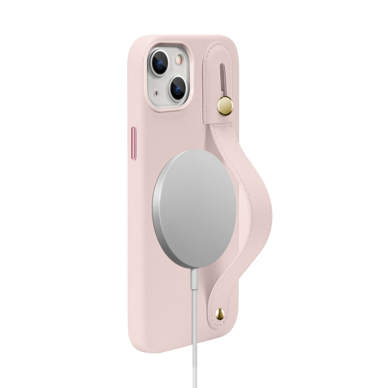 Indy Series Leather FingerGrip Case with MagSafe for iPhone 14 Plus