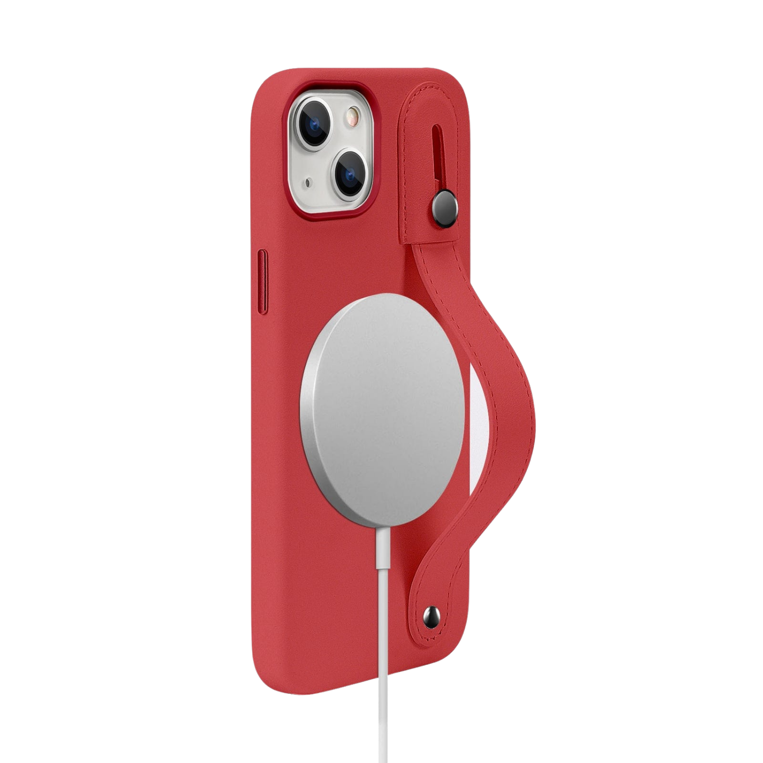 Indy Series Leather FingerGrip Case with MagSafe for iPhone 14 Plus