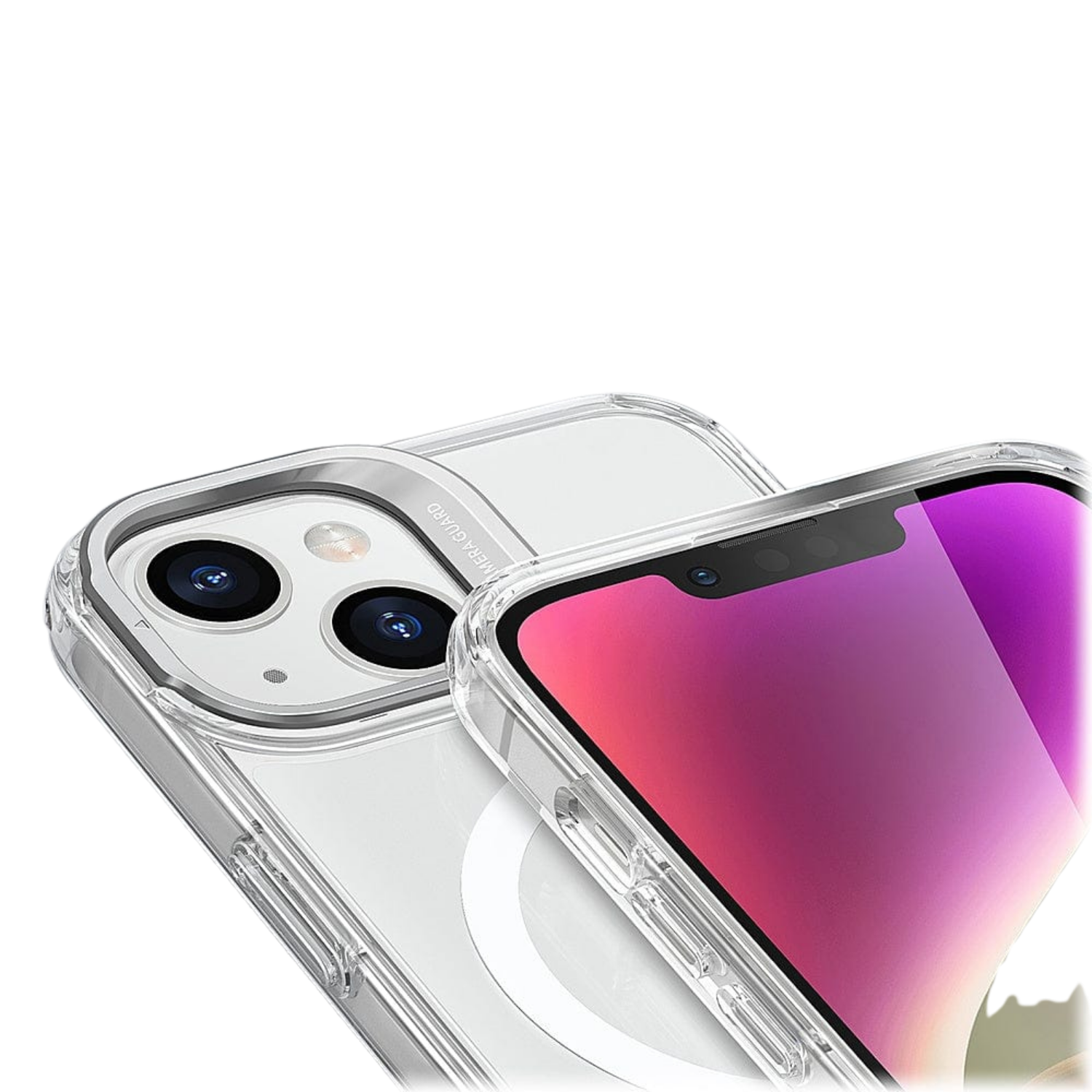 Venture Series Clear Kickstand Case with MagSafe for iPhone 14 Plus