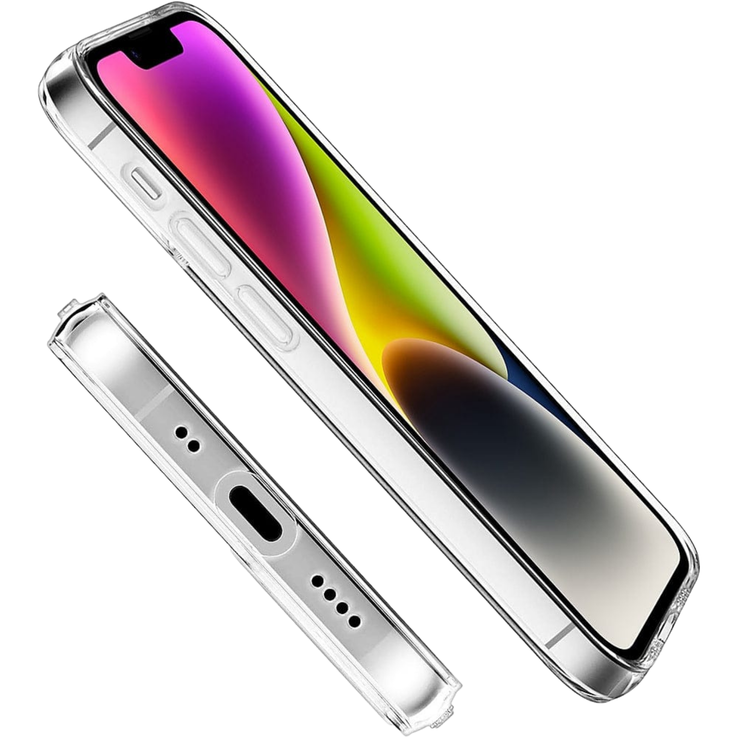 Venture Series Clear Hard Shell Case with MagSafe for iPhone 14 Plus