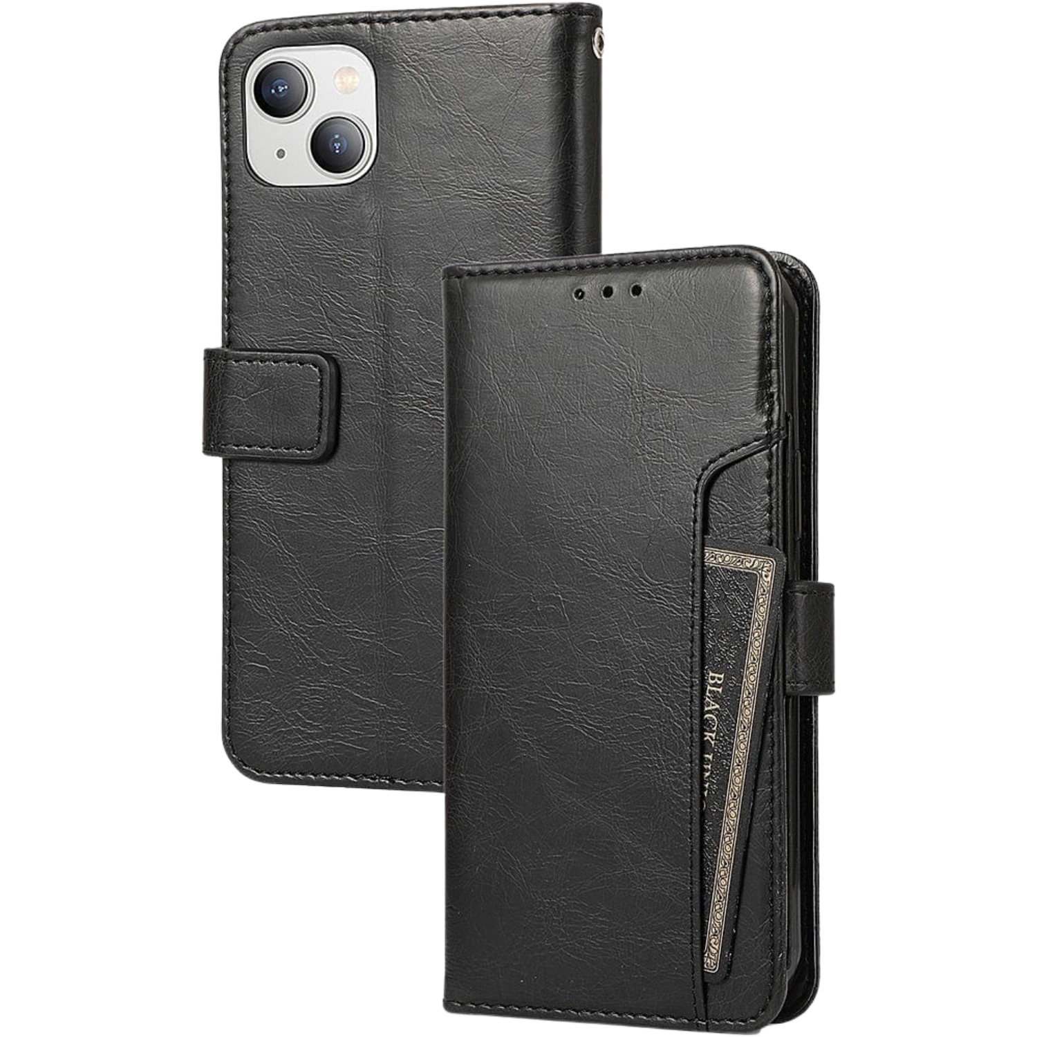 Indy Series Leather Wallet Case for iPhone 14