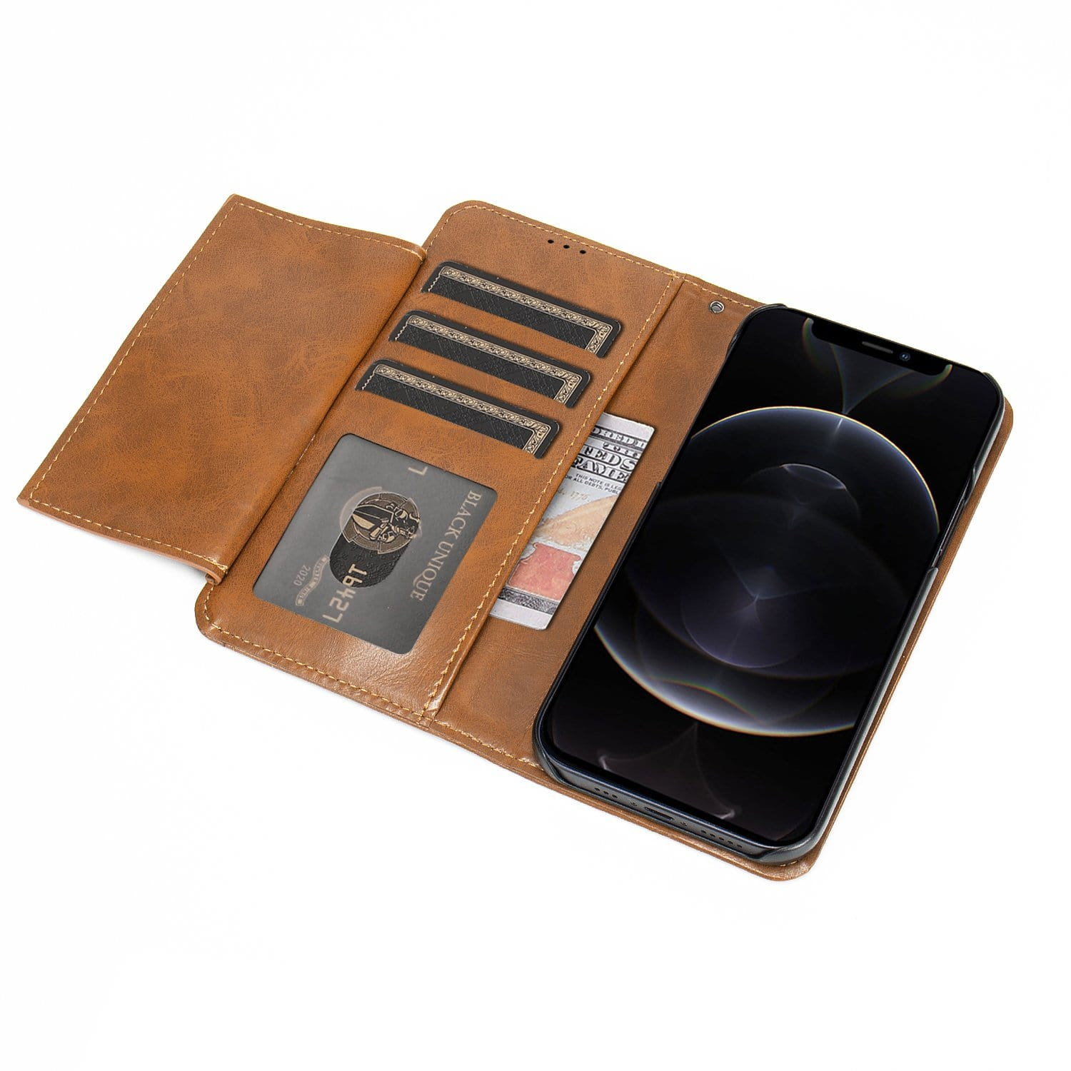 Indy Series Leather Wallet Case for iPhone 14