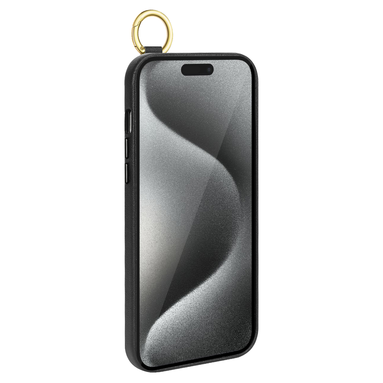 Indy Series Leather Wallet FingerGrip Case for iPhone 15 Pro Max