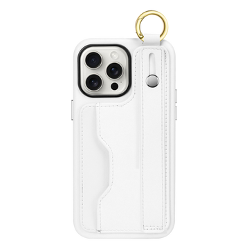 Indy Series Leather Wallet FingerGrip Case for iPhone 15 Pro Max