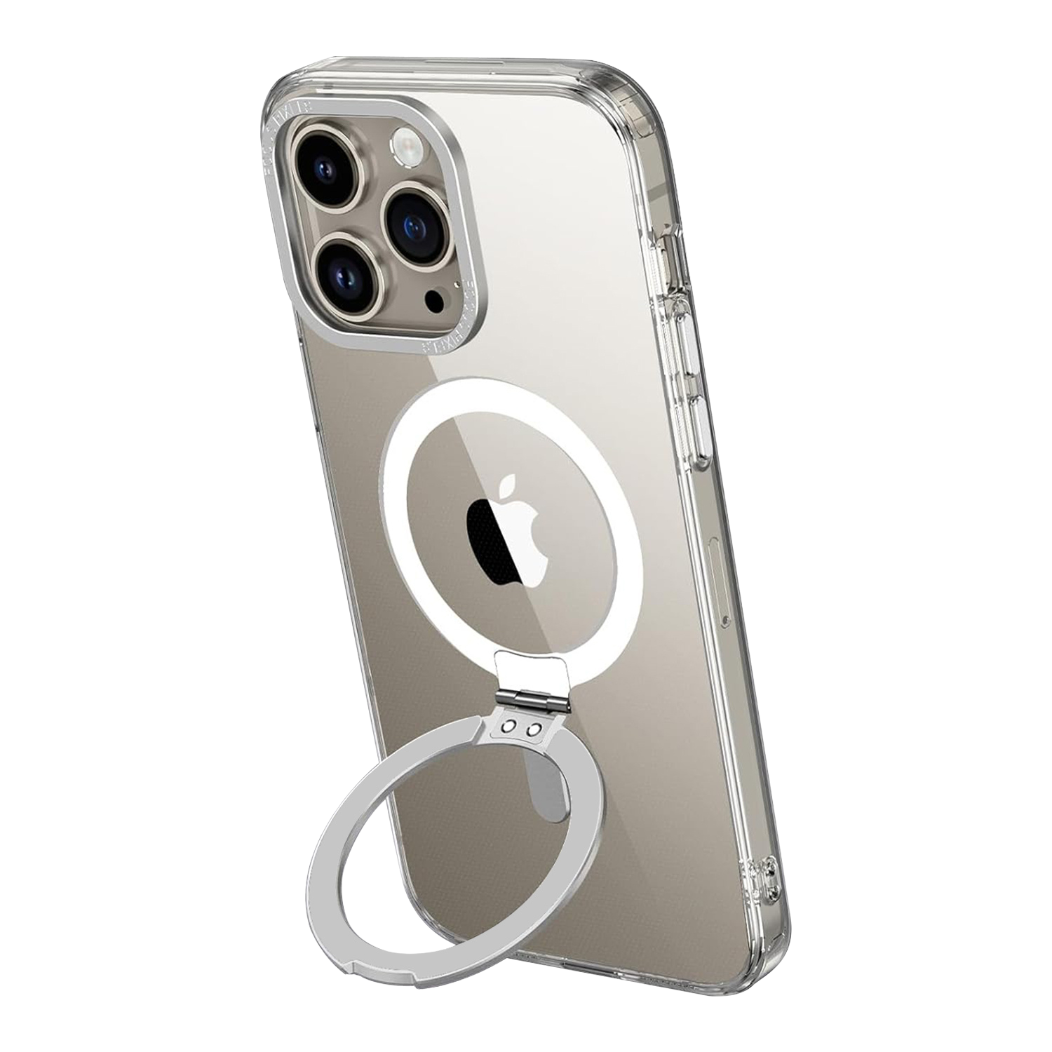 Venture Series Clear Kickstand Case with MagSafe for iPhone 15 Pro Max