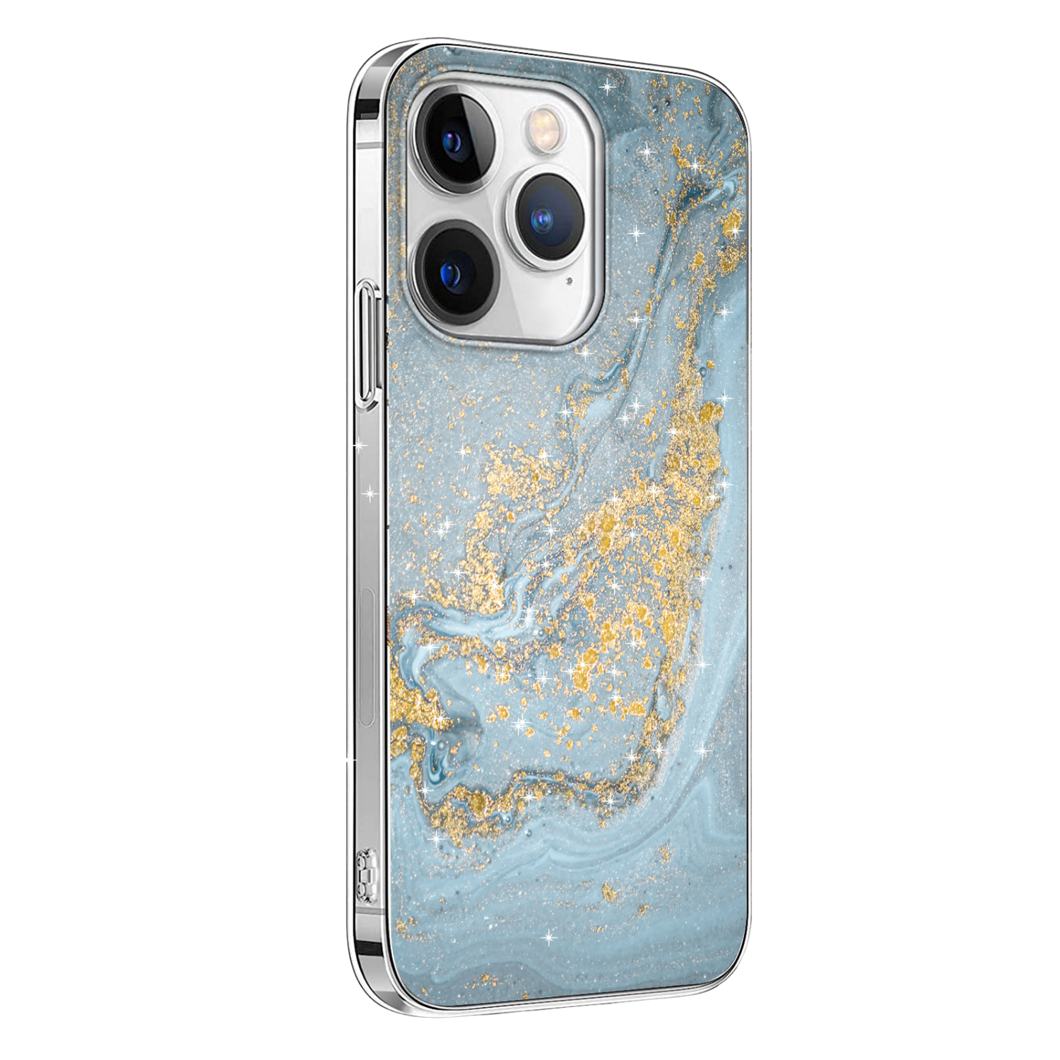 Inspire Series Blue Marble Case with MagSafe for iPhone 15 Pro