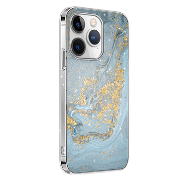 Inspire Series Blue Marble Case with MagSafe for iPhone 15 Pro