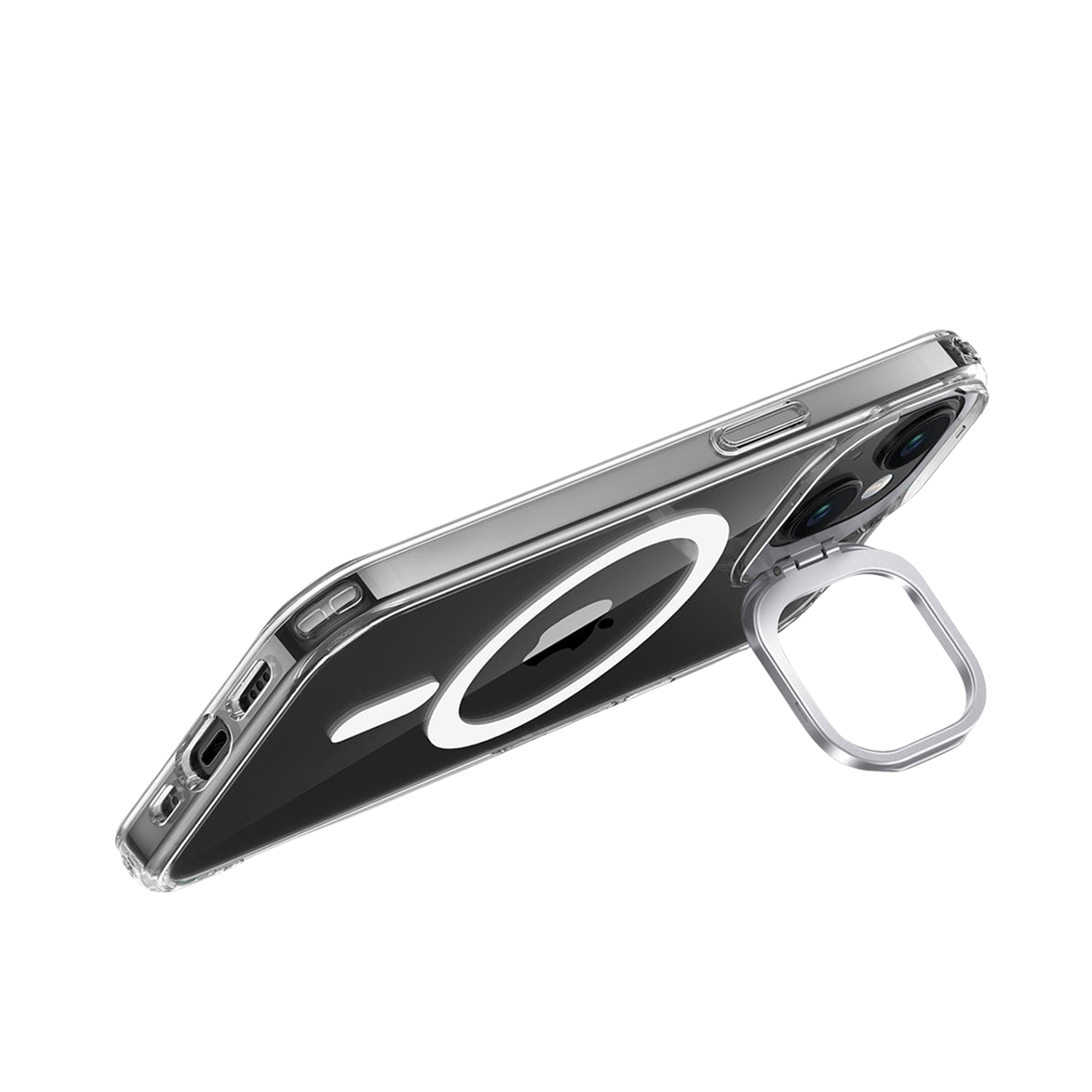 Venture Series Clear Kickstand Case with MagSafe for iPhone 15 Plus