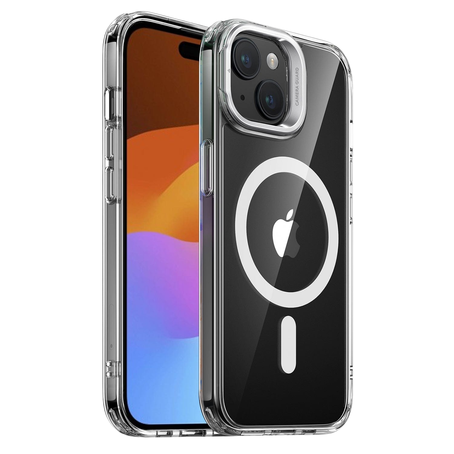 Venture Series Clear Kickstand Case with MagSafe for iPhone 15 Plus