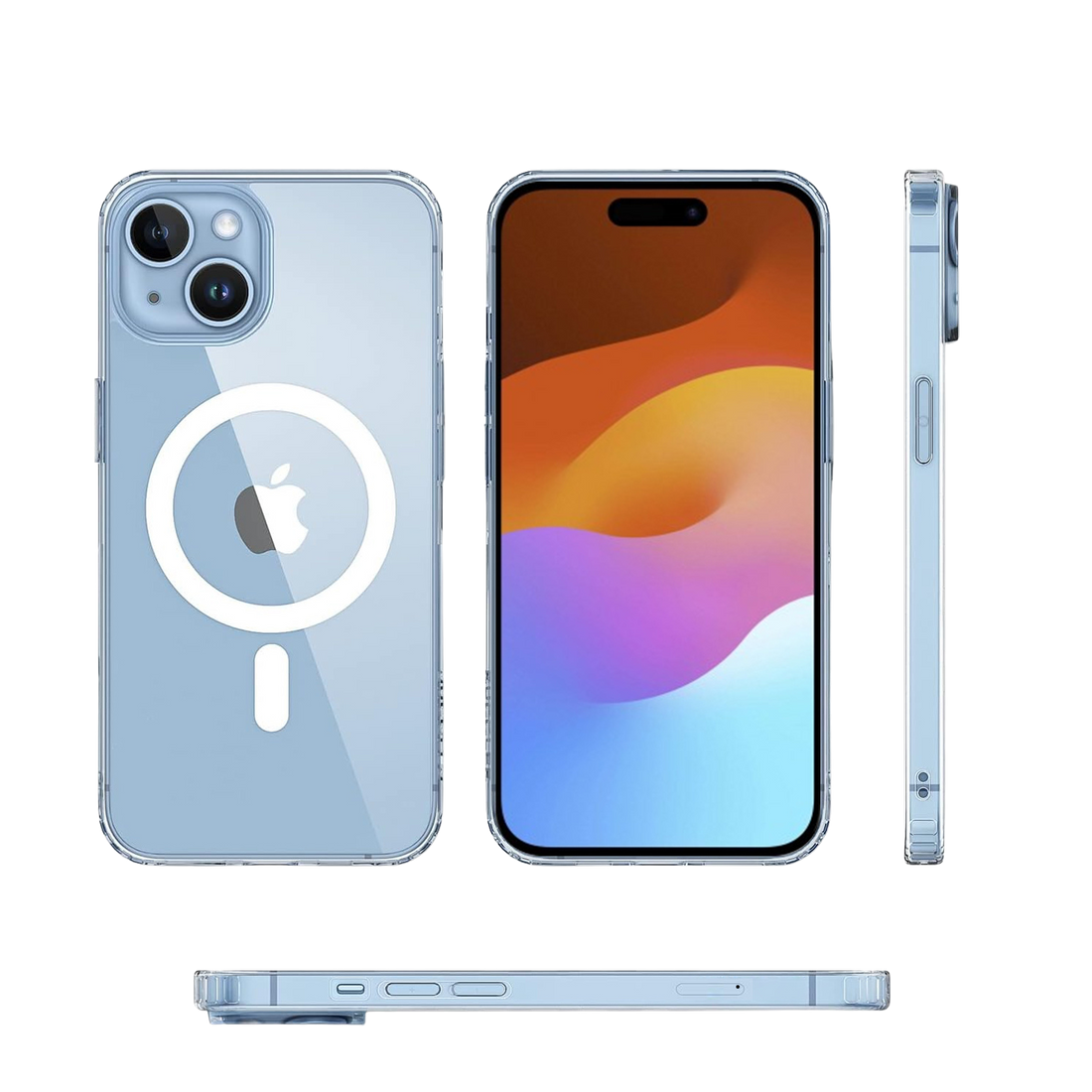 Venture Series Clear Case with MagSafe for iPhone 15 Plus