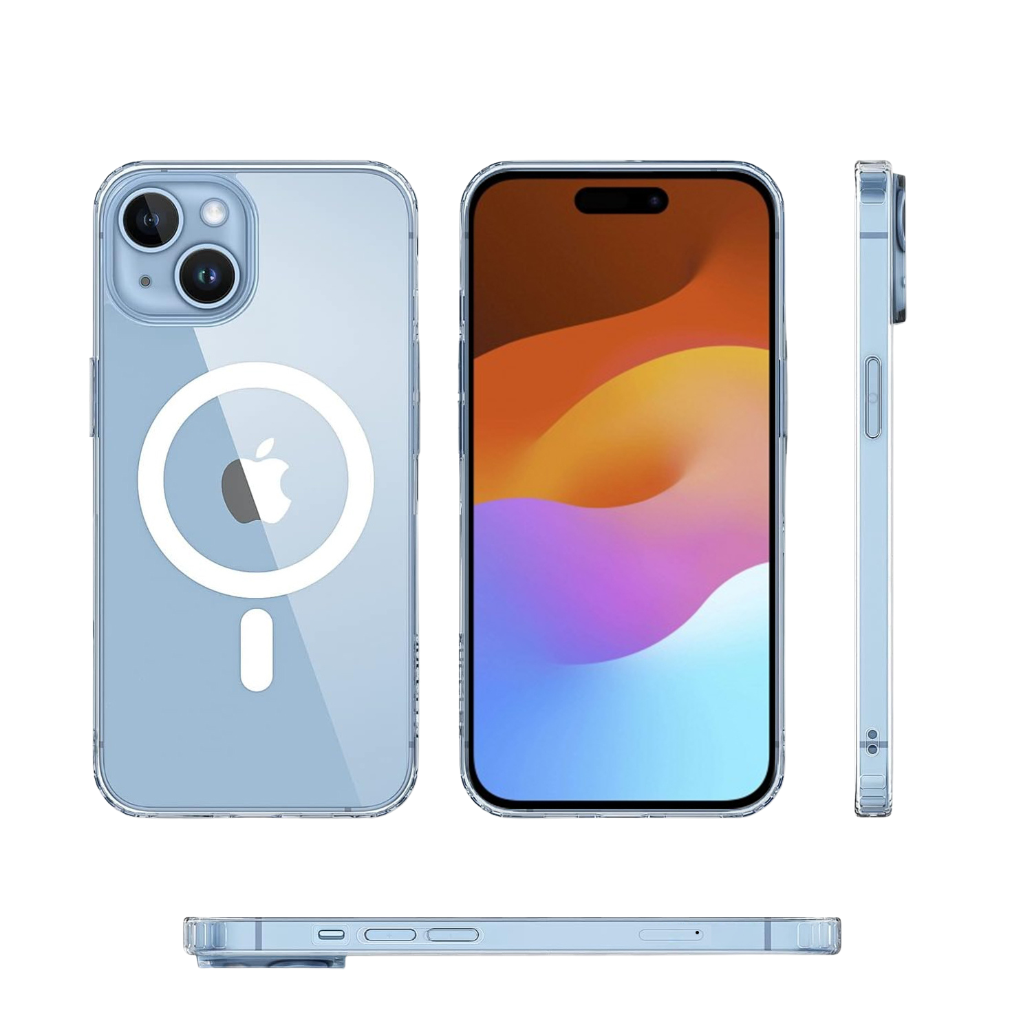Venture Series Clear Case with MagSafe for iPhone 15 Plus