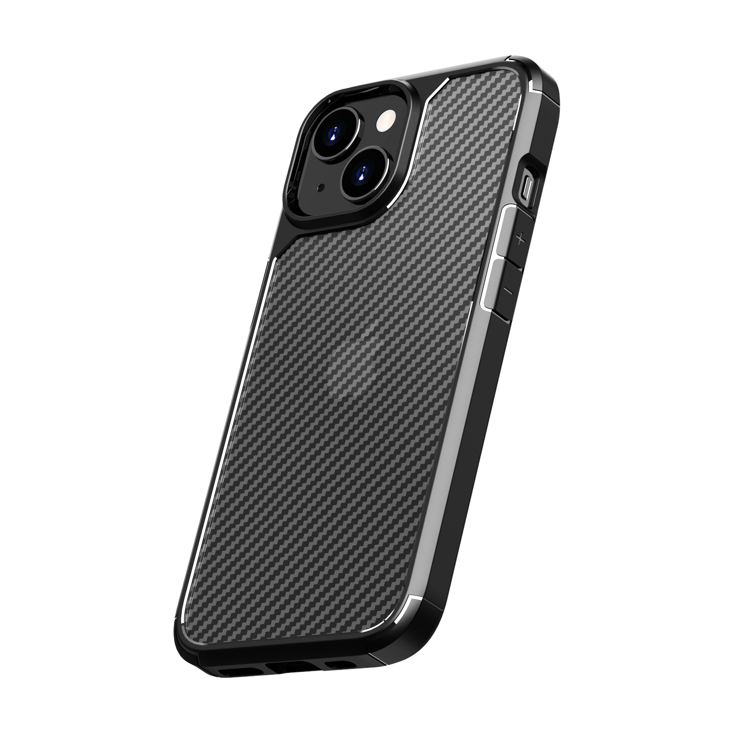 Venture Series Carbon Fiber Style Case for iPhone 15
