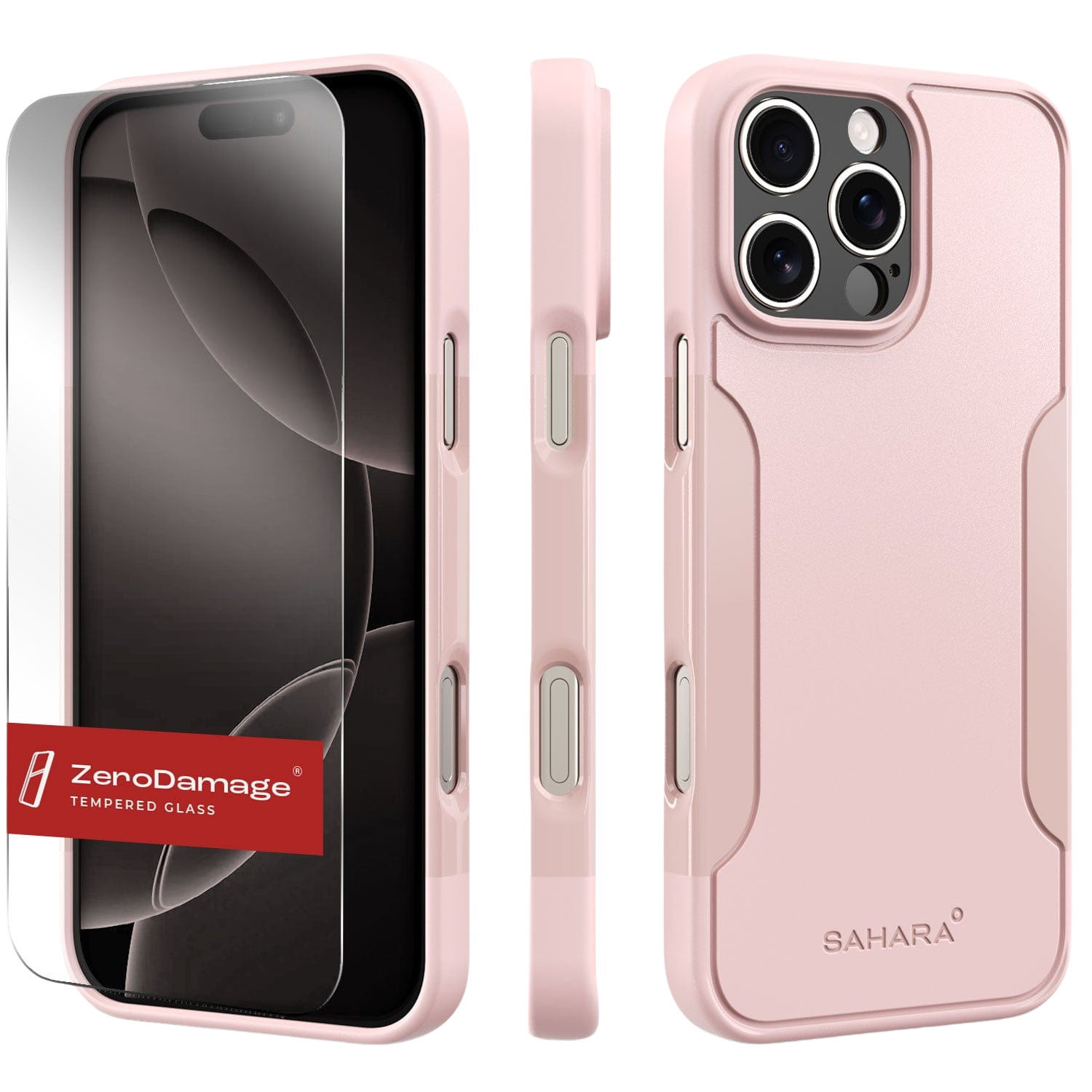 Classic Series Firm Case with Tempered Glass Kit and MagSafe for iPhone 16 Pro Max