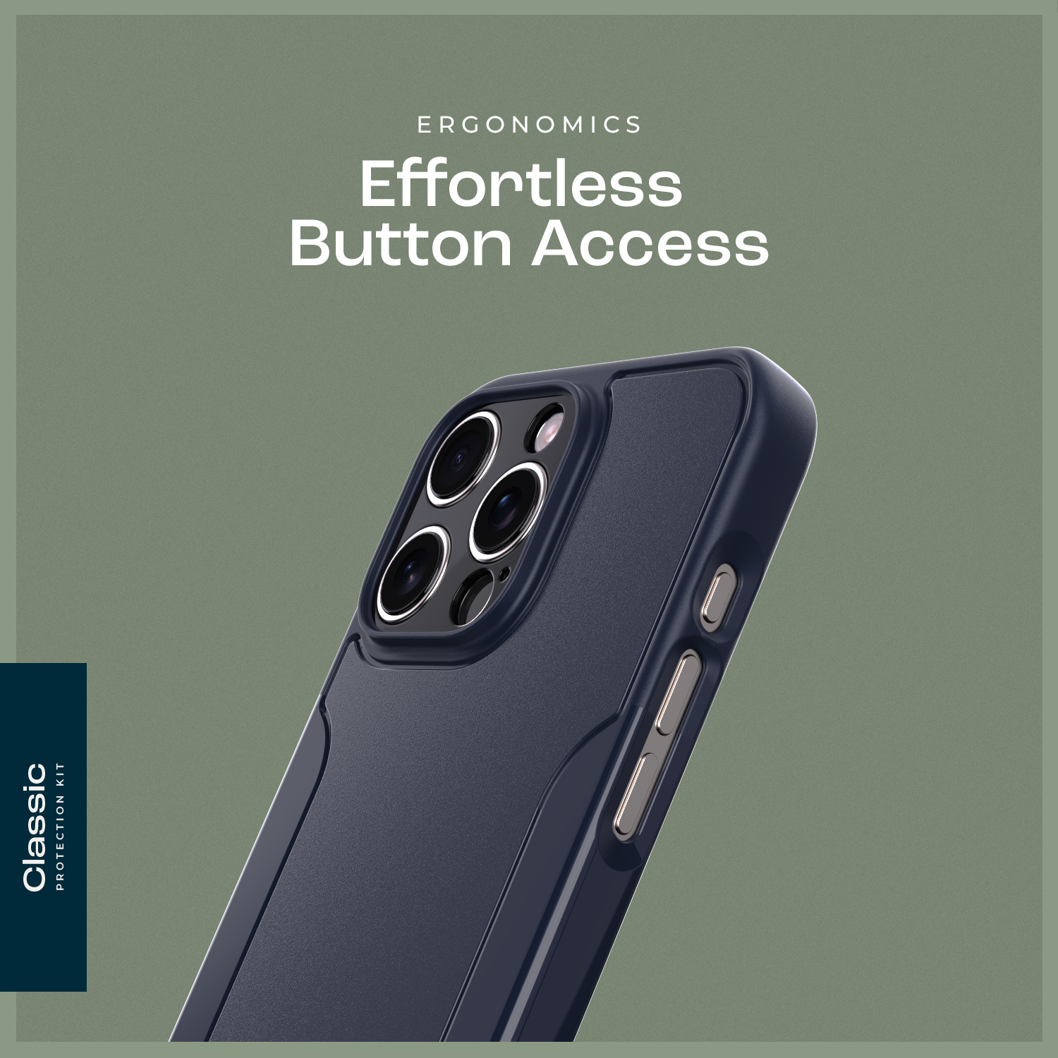 Classic Series Firm Case with Tempered Glass Kit and MagSafe for iPhone 16 Pro Max