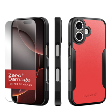 Classic Series Firm Case with Tempered Glass Kit and MagSafe for iPhone 16