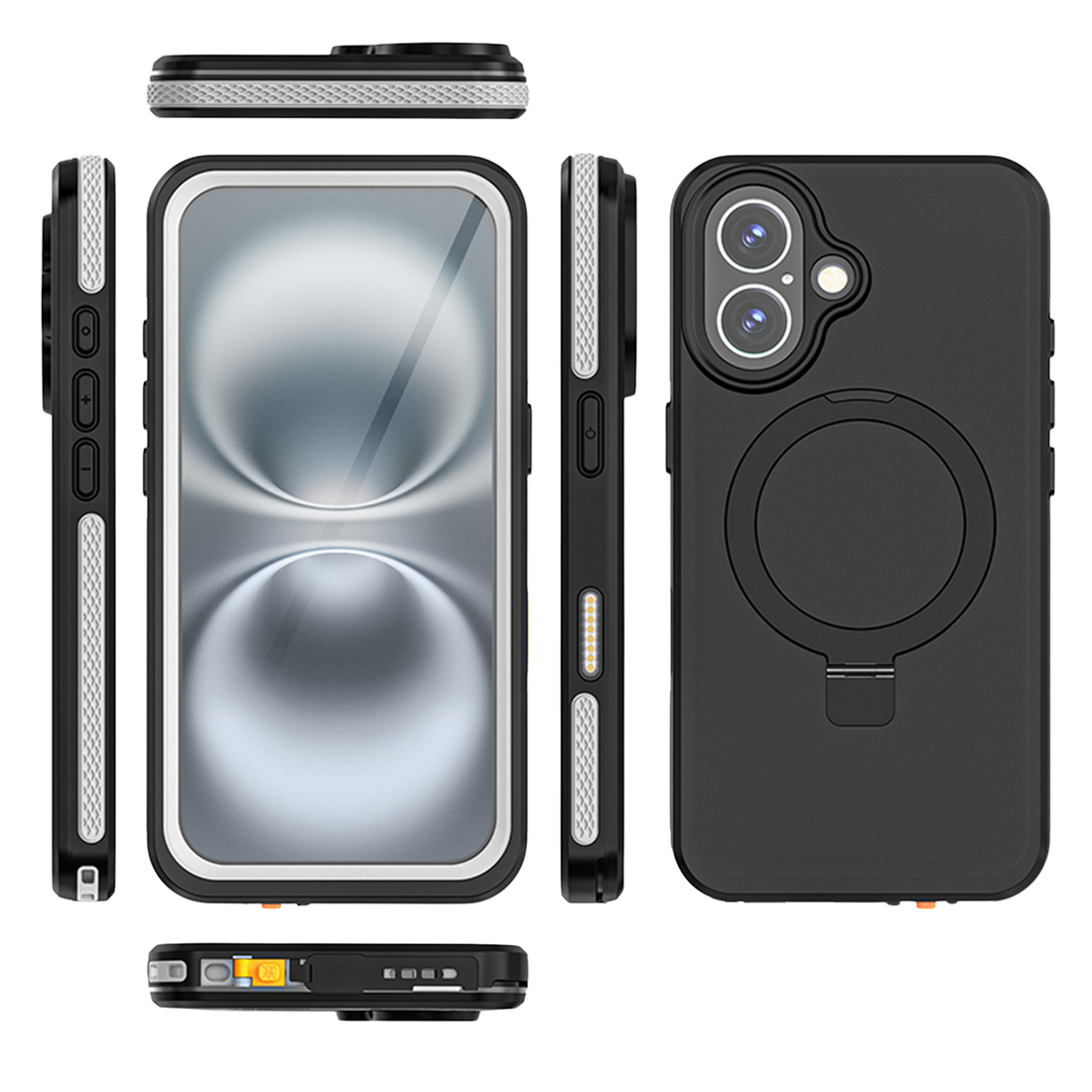 Oasis Series Waterproof Case with MagSafe for iPhone 16