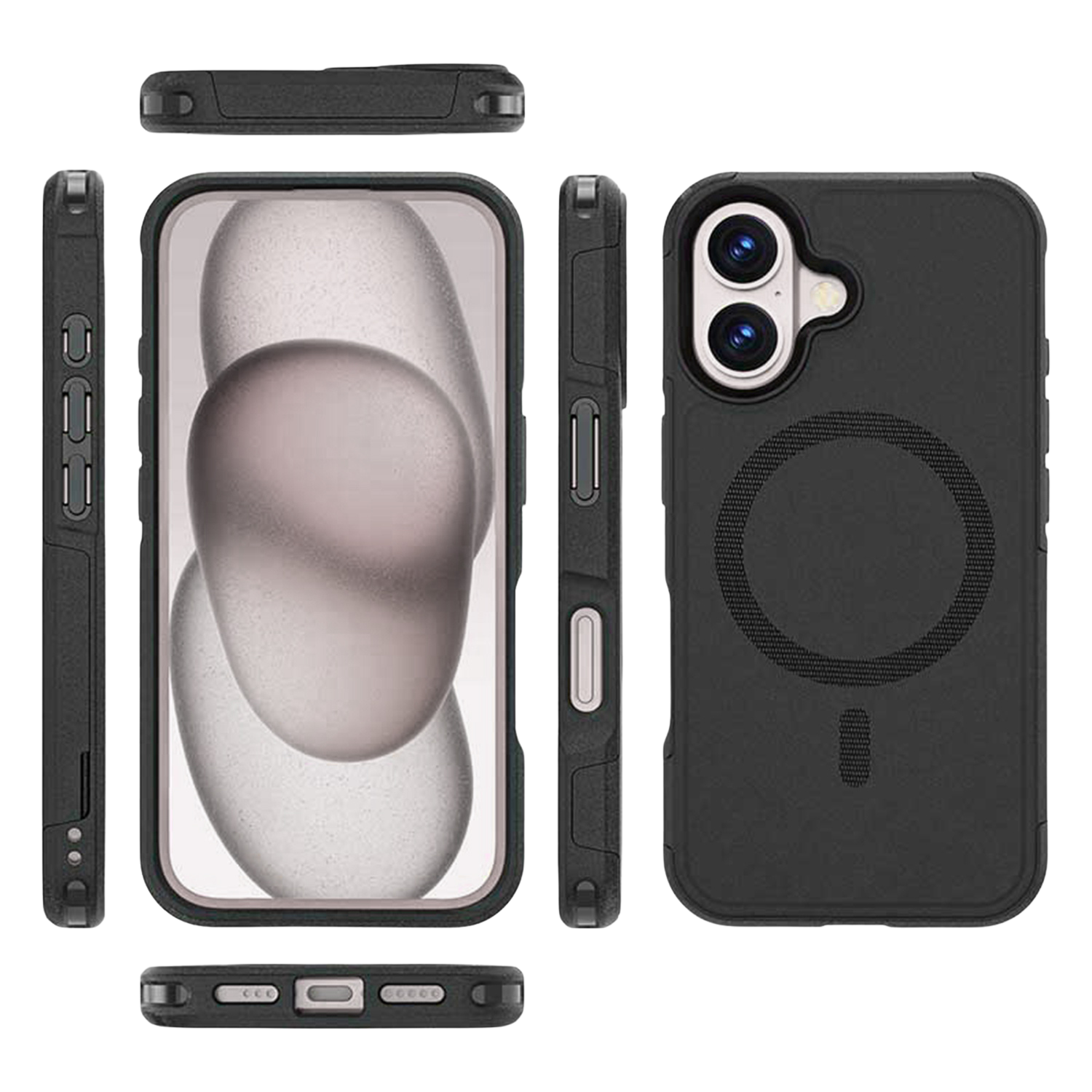 Raider Series Rugged Wallet Case with MagSafe for iPhone 16