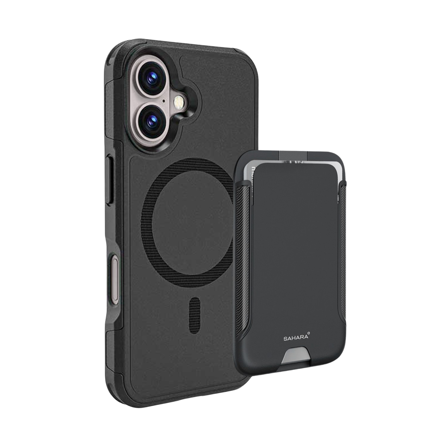 Raider Series Rugged Wallet Case with MagSafe for iPhone 16