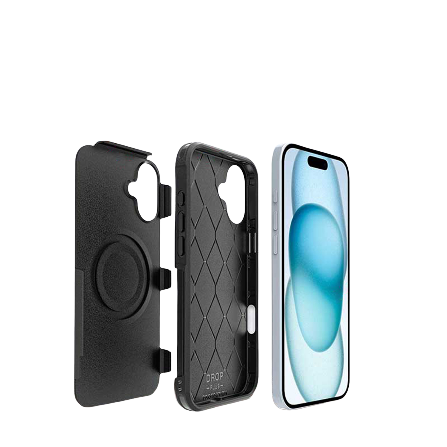 Raider Series Rugged Wallet Case with MagSafe for iPhone 16 Plus
