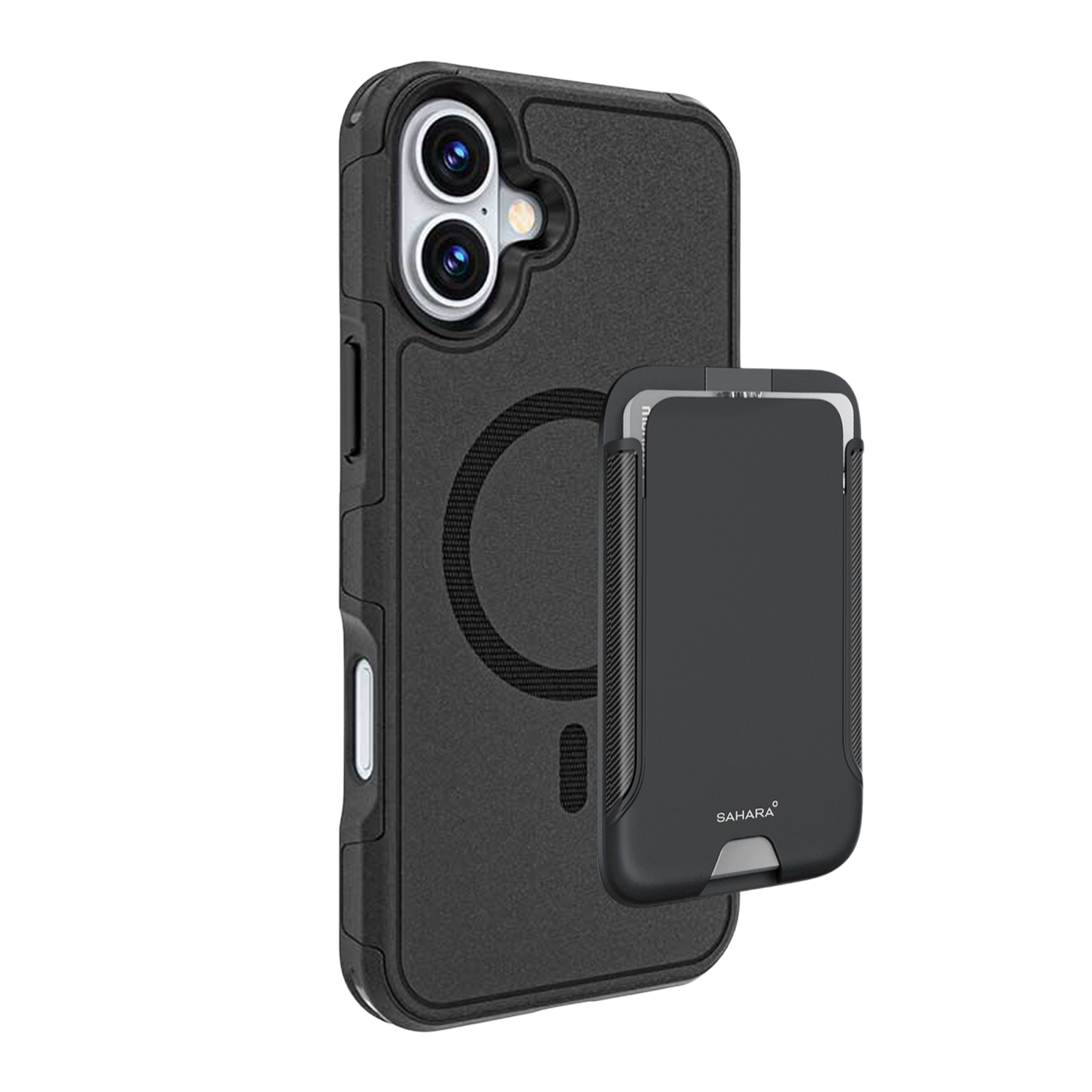 Raider Series Rugged Wallet Case with MagSafe for iPhone 16 Plus