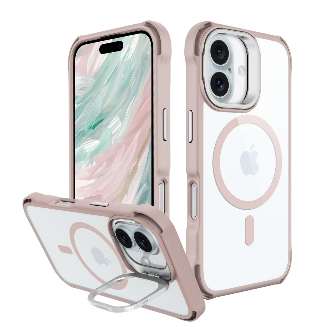 Venture Series Clear Rebound Case with Kickstand and MagSafe for iPhone 16 Plus