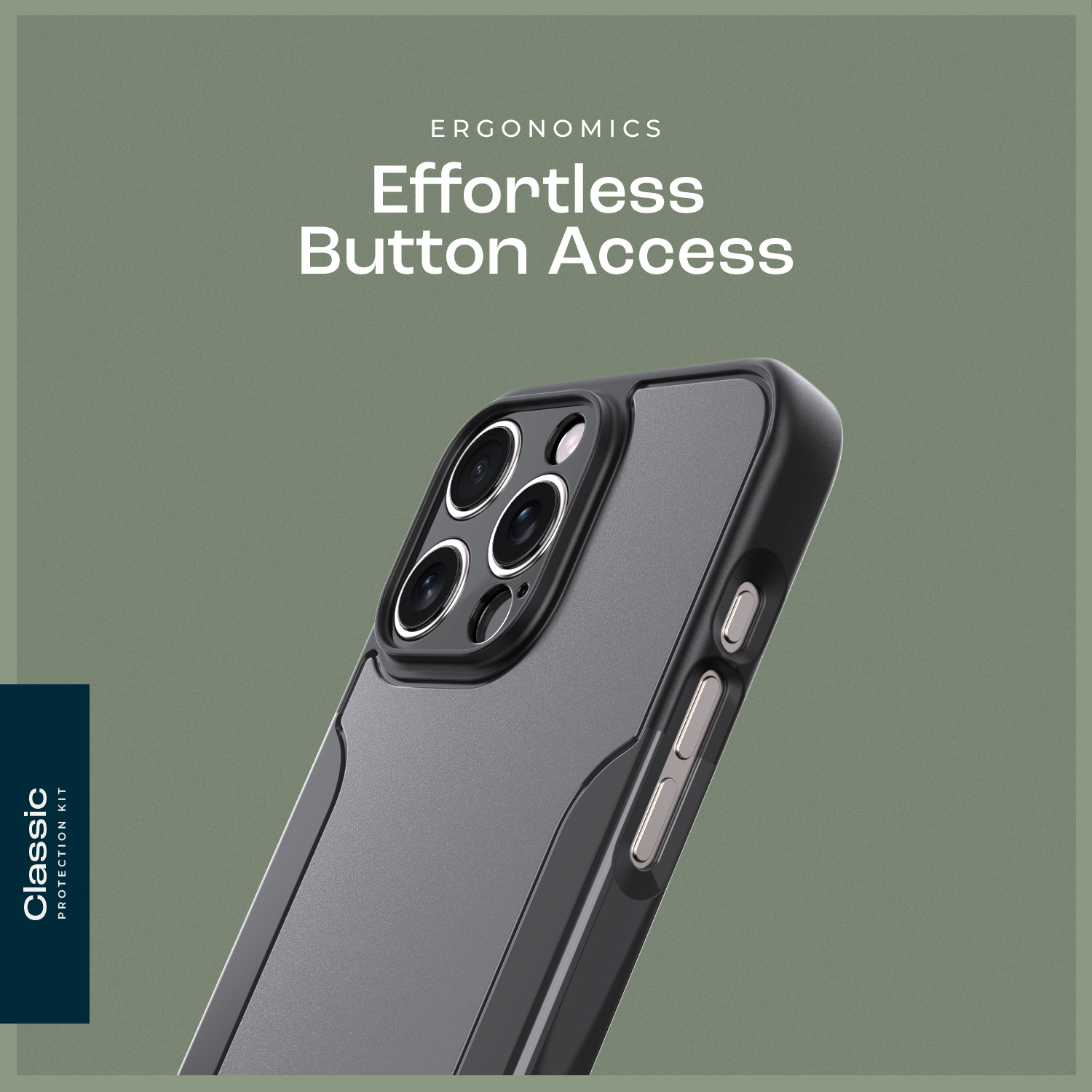 Classic Series Firm Case with Tempered Glass Kit and MagSafe for iPhone 16 Pro Max