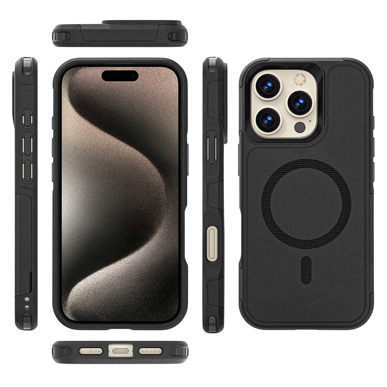Raider Series Rugged Wallet Case with MagSafe for iPhone 16 Pro Max