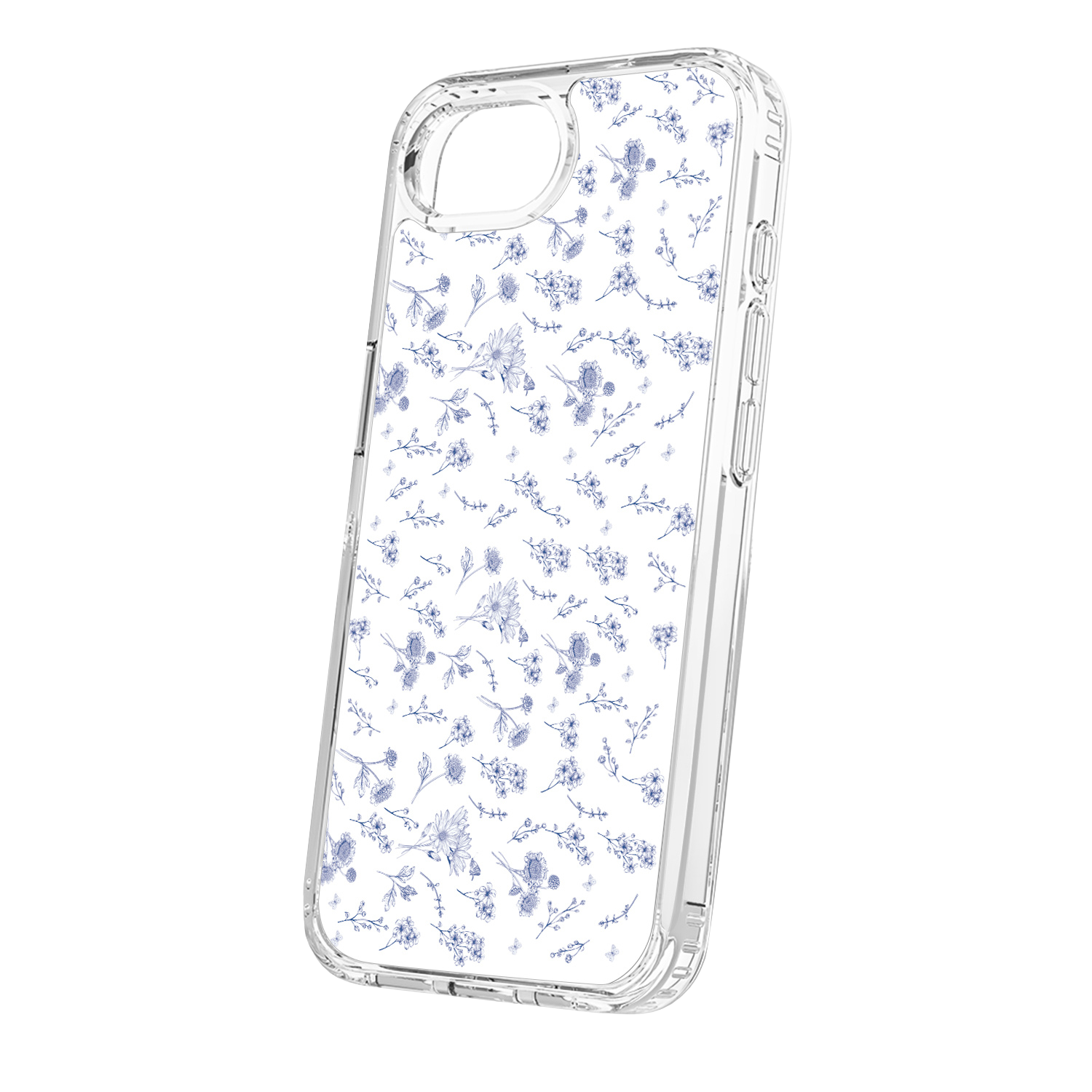Inspire Series Clear Floral Case for iPhone 16e/ iPhone 17e