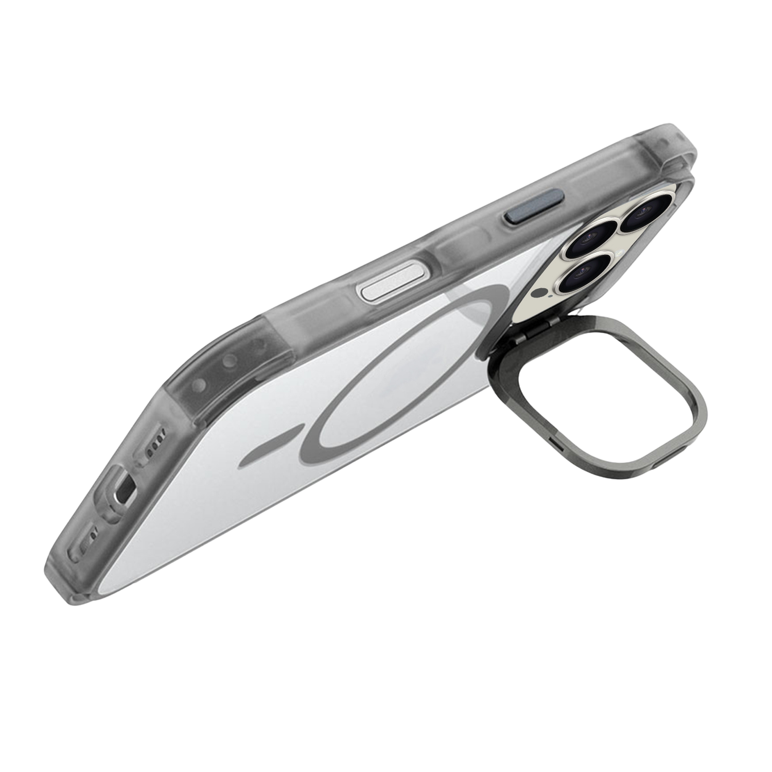 Venture Series Clear Rebound Case with Kickstand and MagSafe for iPhone 16 Pro
