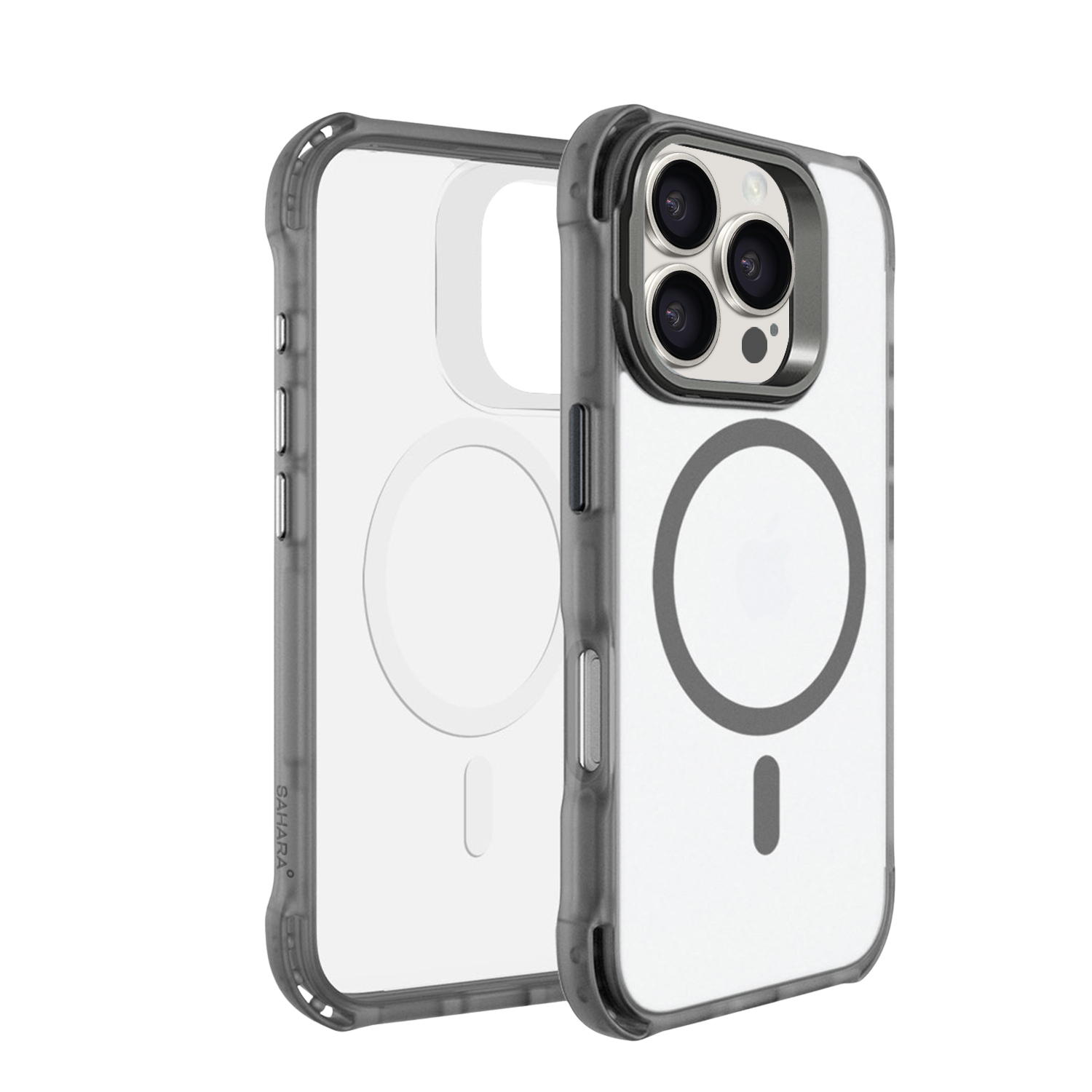 Venture Series Clear Rebound Case with Kickstand and MagSafe for iPhone 16 Pro