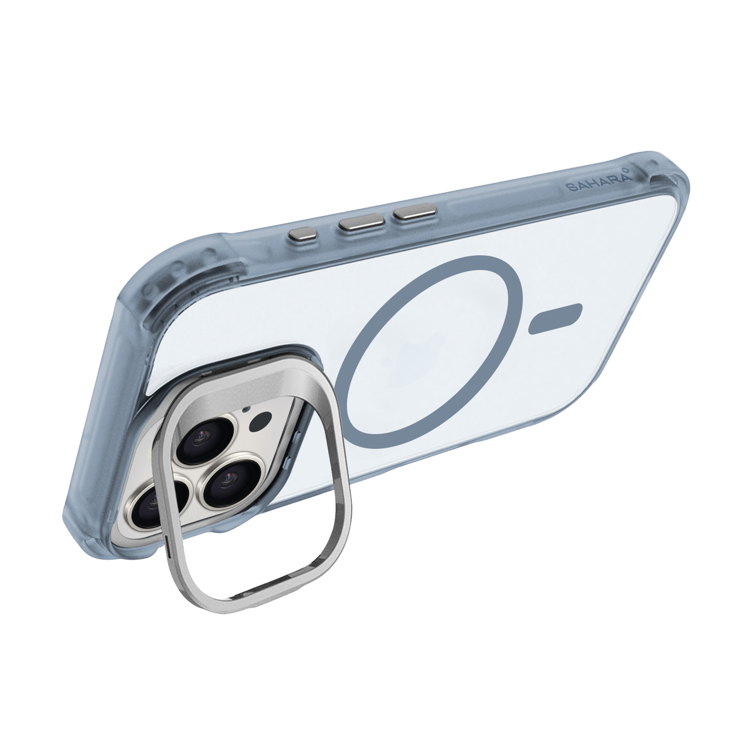 Venture Series Clear Rebound Case with Kickstand and MagSafe for iPhone 16 Pro