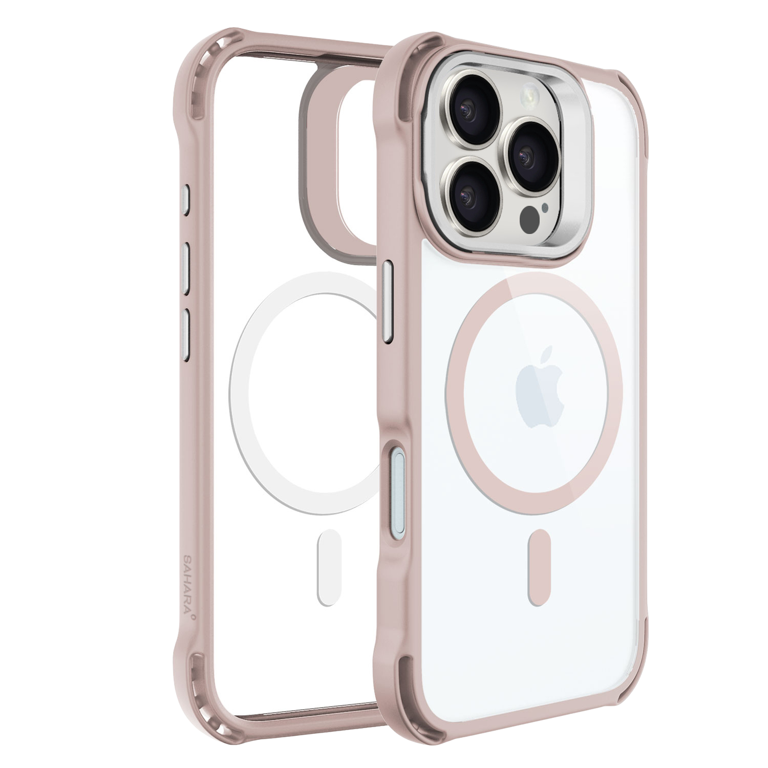 Venture Series Clear Rebound Case with Kickstand and MagSafe for iPhone 16 Pro