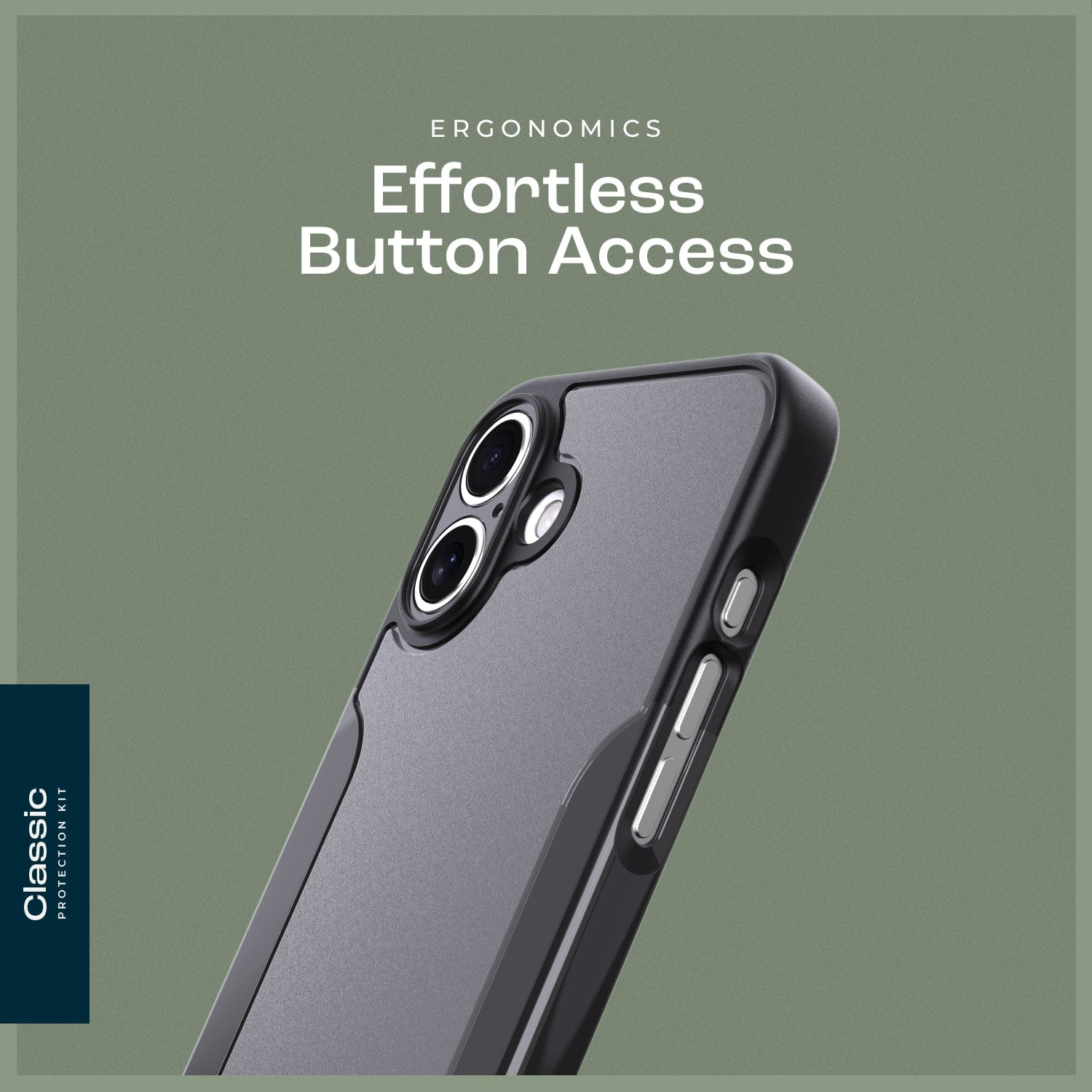 Classic Series Firm Case with Tempered Glass Kit and MagSafe for iPhone 16 Plus