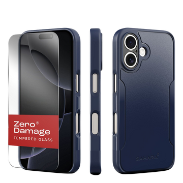 Classic Series Firm Case with Tempered Glass Kit and MagSafe for iPhone 16 Plus