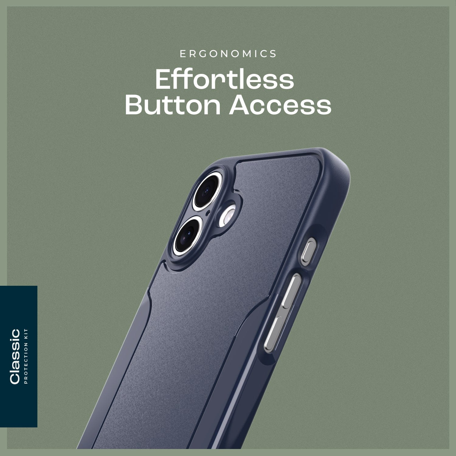 Classic Series Firm Case with Tempered Glass Kit and MagSafe for iPhone 16 Plus