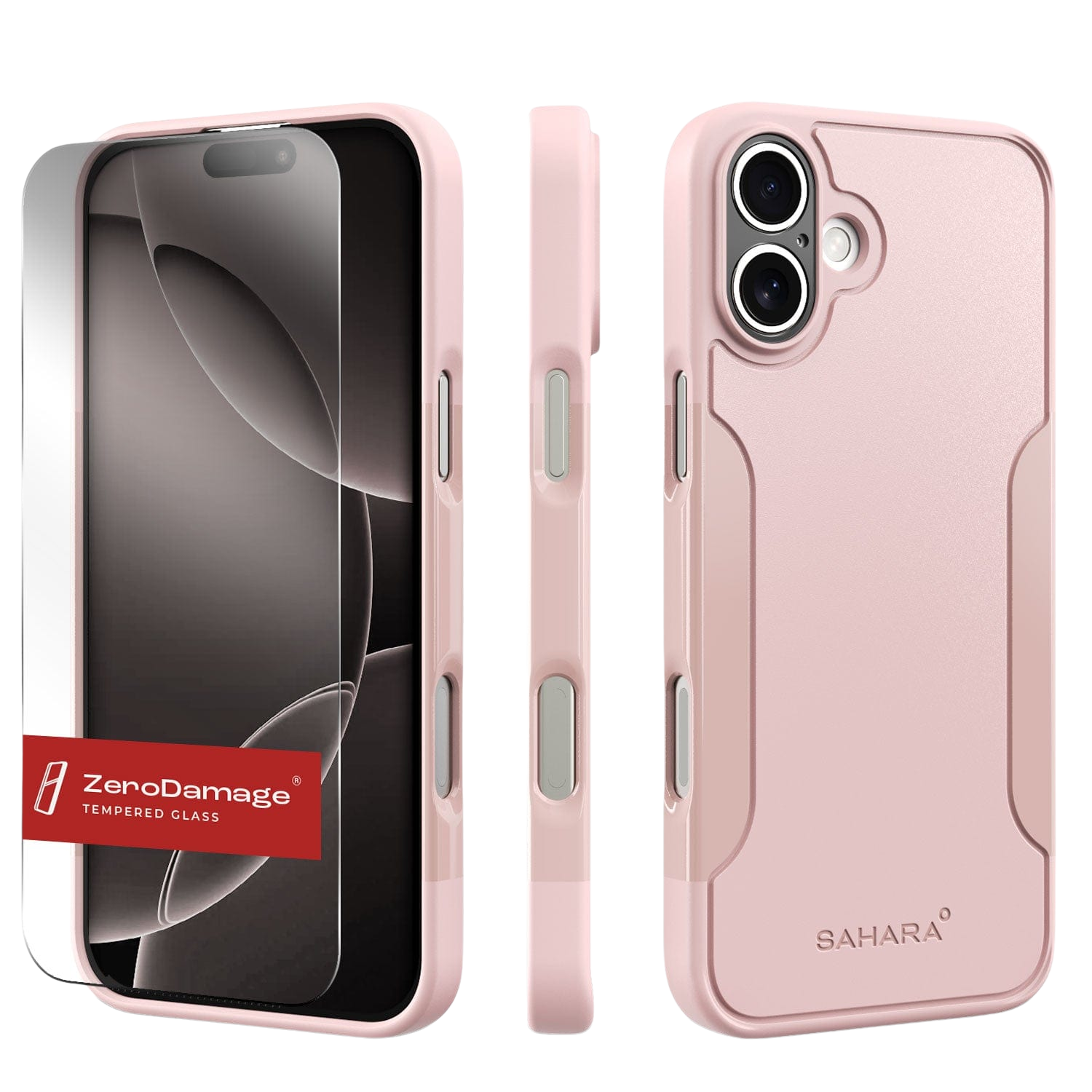 Classic Series Firm Case with Tempered Glass Kit and MagSafe for iPhone 16 Plus