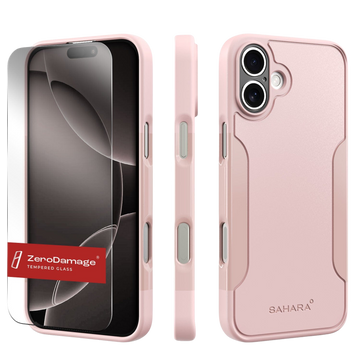 Classic Series Firm Case with Tempered Glass Kit and MagSafe for iPhone 16 Plus