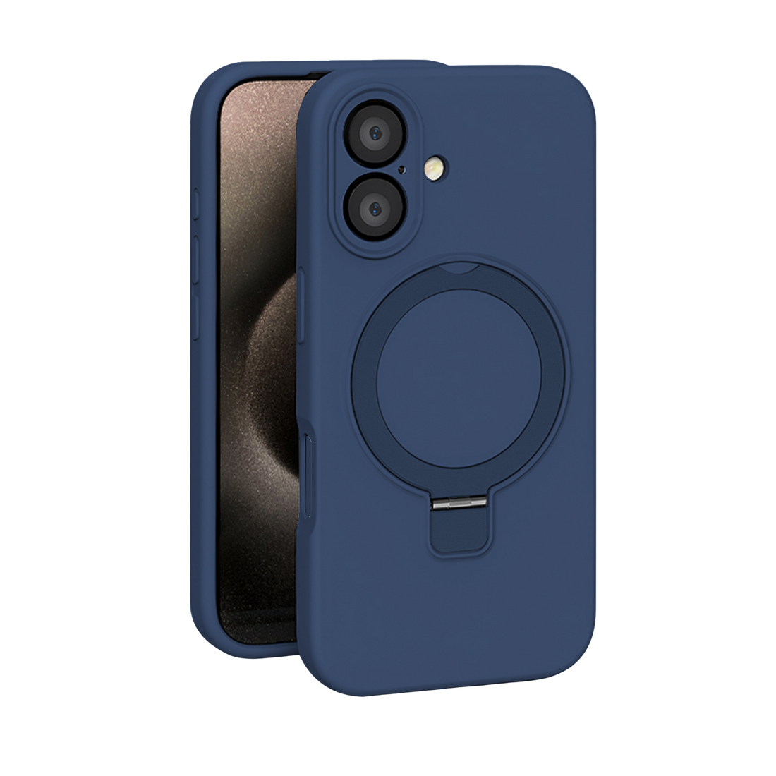 Venture Series Silicone Kickstand Case for Apple iPhone 17