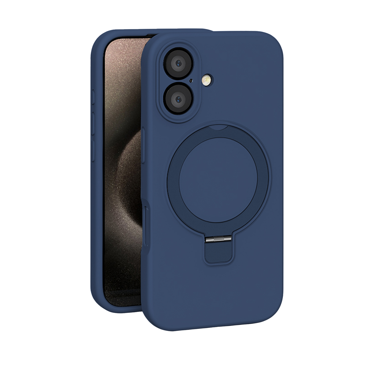 Venture Series Silicone Kickstand Case for Apple iPhone 17